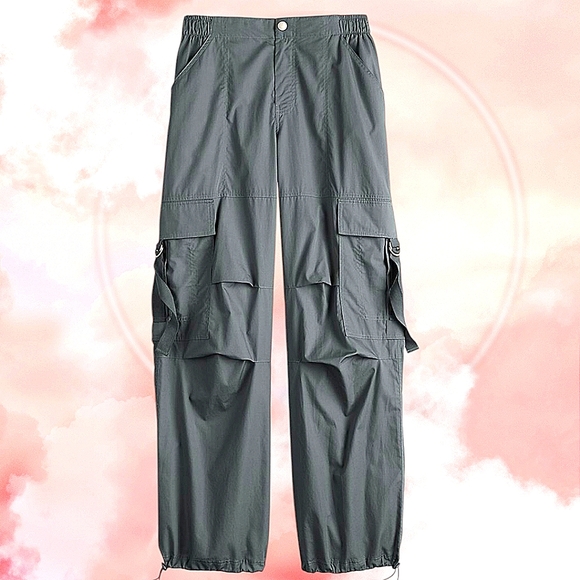 NWT Lightweight XL Cargo Pants with 6 Pockets & Buckle Strap Closures - Picture 5 of 13